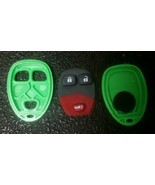 New GREEN Keyless Entry Remote Car Key Fob Shell Case &amp; Pad 15777636 GM ... - $7.42
