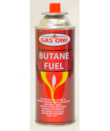1 CAN Butane Fuel 8 oz Notched Collar CARTRIDGE canister camping stove G... - $29.11