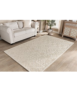 Maya Natural Handwoven Leather Blend Area Rug - $2,908.39 MXN