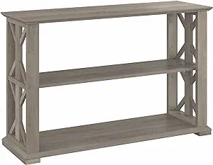 Bush Furniture Homestead Console Table With Shelves, Driftwood Gray - £199.94 GBP
