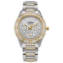 Citizen Eco-Drive Crystal Two-Tone Stainless Steel Ladies Watch - $360.99