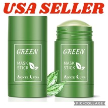 GREEN TEA Purifying Clay Mask Stick + EGGPLANT CLAY MASK Facial Deep Cle... - $189.87 MXN