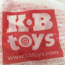 KB toys large plastic store shopping bag defunct Kay Bee movie photo prop  - $27.08 CAD