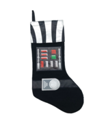 STAR WARS Knit Christmas Stocking Darth Vader Chest Plate 18&quot; Holiday Decor - £11.98 GBP
