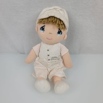 Aurora World Precious Moments Little Blessings Christening Baby Boy Doll White - £27.24 GBP