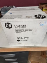 2 - HP Q5942YC 42Y LaserJet 4250, 4350 Black Toner Cartridge - NEW SEALED - £92.88 GBP