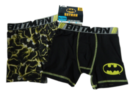 Boys Batman Underwear Size 8 Boxer Briefs 2 pair Pack Compression New DC Comics - £13.60 GBP