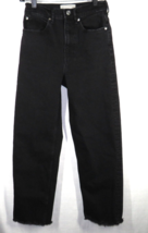 Everlane Women&#39;s The Way High Organic Cotton Jeans Coal Black Wash Size 24 - $49.99