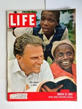 Life Magazine March 21, 1960 - Billy Graham in Africa - Marilyn Monroe - Ads - £7.46 GBP
