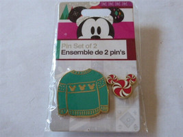 Disney Trading Pins 131463 DS - Holiday 2018 - Green Sweater set - GIFT - £11.04 GBP