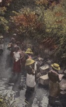 Native Indian Women Washing Clothes Postcard 1915 Freistatt Missouri Monett - £2.39 GBP