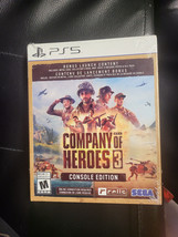 Company of Heroes 3: Console Launch Ed. /PlayStation 5 / sealed New /ste... - $48.50