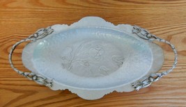 Vtg 1940&#39;s hand wrought creations by Rodney Kent hammered aluminum small tray - £23.89 GBP