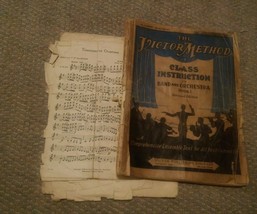 008 Vintage 1936 Victor Method Boehm System Clarinet Booklet + Extra Music - £9.59 GBP