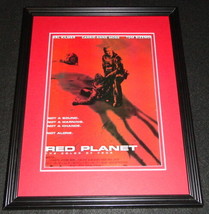 Red Planet 2000 Framed 11x14 ORIGINAL Advertisement Val Kilmer Carrie An... - £27.12 GBP