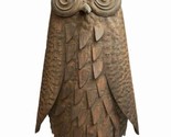 NEW Collectible Large Bronze Metal Art Hoot Owl Statue/Sculpture 18 inch... - $49.99