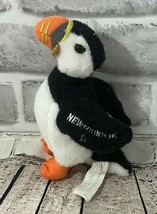 Wishpets Puffy plush puffin Newfoundland embroidered souvenir mini 6” to... - £7.78 GBP