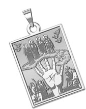 PicturesOnGold Mano Poderosa Religious Medal - 3/4 Inch X 1 - $91.53