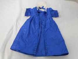 Pleasant Company Felicity American Girl Christmas Story Blue Gown Dress + Hat - £42.75 GBP