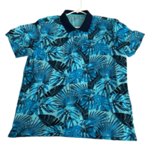 Greg Norman Shirt Men XXL Attack Life Golf Polo Performance Stretch Flor... - $33.20