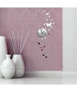 Romantic Butterflies 3d Diy Wall Clock Decor Gift Reloj De Pared Con Mar... - £15.76 GBP