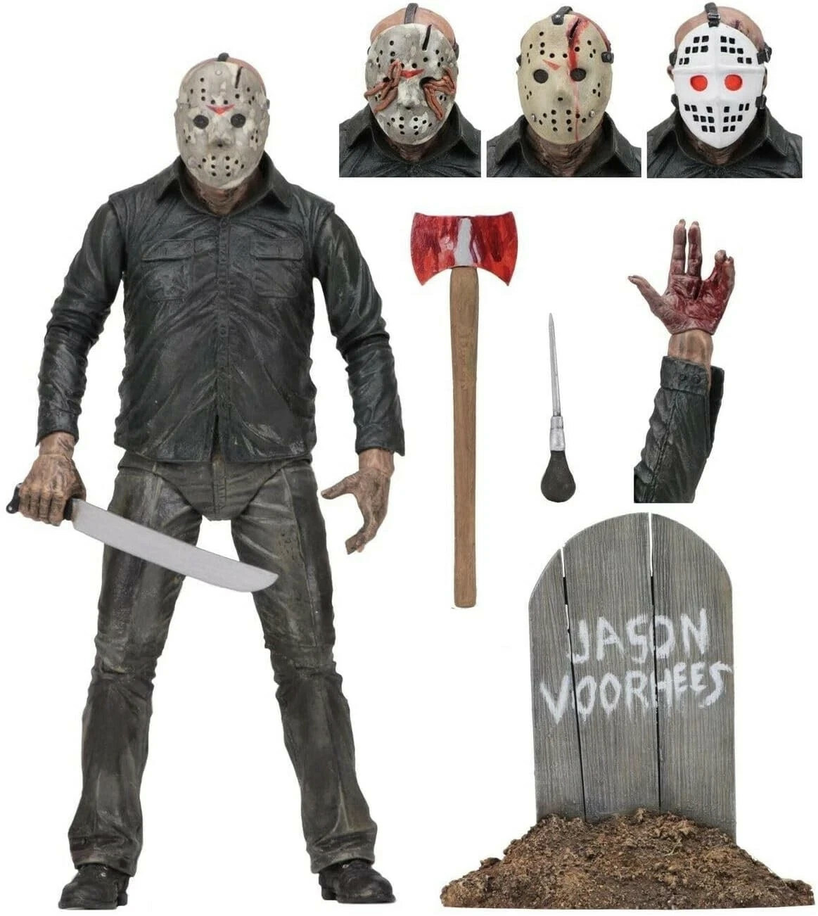 NECA Friday the 13th Jason Voorhees Ultimate Part 5 7" 1:12 NIB Action Figure Item image 3