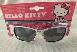 NEW Girls kids HELLO KITTY  white Purple  bow design Sunglasses 100% UVA... - £5.52 GBP