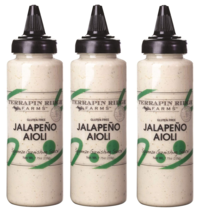 Terrapin Ridge Farms Jalapeno Aioli Garnishing Sauce, 3-Pack 7.75 Ounce Bottles - £23.77 GBP