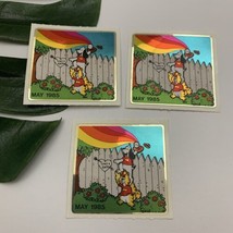 BJ Vintage 80s Metallic Stickers Lot Unidog May 1985 Baseball Cat Rainbow - $21.77