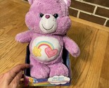 Care Bears Best Friend Bear Lilac Purple 12&quot; Soft Plush Toy 2019 - £17.69 GBP