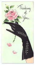 Thinking Of You Pink Rose Black Glove Greeting Card-
show original title

Ori... - £27.54 GBP