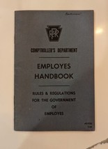Pennsylvania Railroad Comptrollers Department  Employee Handbook - £15.11 GBP