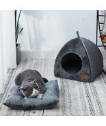 New Triangle Cat Nest Closed Cat House Pet Nest Warm and Thickened Deep ... - $19.99+