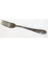 Mepra Coccodrillo Oro Nero 8.25&quot; Black Dinner Fork ~ Salesman Sample New... - $49.99