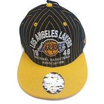 Ultra Game Mens Los Angeles Lakers Snapback Hat Cap Black One Size Fits Most - $23.14