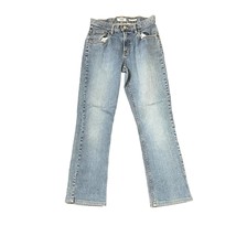 Old Navy Outlet Stretch Straight Leg Jeans Blue Wash Denim Mid-Rise Women Size 6 - £15.52 GBP