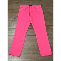 Joe&#39;s Skinny Ankle Jeans Women&#39;s Size 30 Hot Pink Ankle Slim Mid Rise - £12.64 GBP