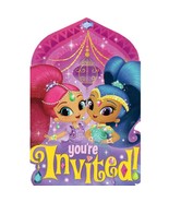 Shimmer and Shine Save The Date Invitations Birthday Party Supplies 8 Co... - €4,45 EUR
