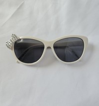 Build A Bear Sunglasses Glasses White Bow Rhinestone Accessory Plastic T... - £7.91 GBP