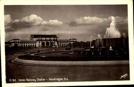 Washington,DC Union Railway Station Railroad Depot RPPC 1944 POSTCARD-BK48 - £4.76 GBP