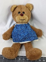 Princess Soft Toys Brown Bear Plush 16 Inch Dress Vintage Stuffed Animal Toy - £16.98 GBP