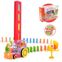 Automatic Domino Train Model With Light, Domino Blocks Building Stacking... - £30.27 GBP
