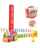 Automatic Domino Train Model With Light, Domino Blocks Building Stacking... - £31.59 GBP