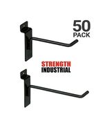 Slatwall Hooks Combo Pack of 25 - 4&quot; Slatwall Hooks + 25 - 6&quot; Slatwall H... - $49.43 CAD