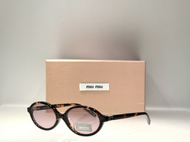 Miu Miu Regard Oval Sunglasses Black - SMU 04Z - $199.99