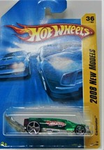 2008 Hot Wheels #36 New Models 36/40 CARBONATOR Green/Chrome w/Chrome OH5 Spokes - $4.50