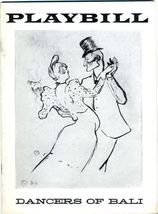 Playbill Dancers of Bali ANTA Theatre New York 1957  - $13.86