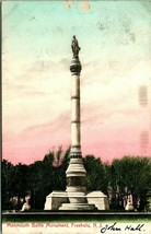 1907 Postcard - Monmouth Battle Monument Freehold NJ E.G. Bacon &amp; Co Undiv Q15 - £16.24 GBP