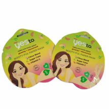 2 Pks Yes to Glowing + Retexturized Booty-Ful Paper Mask Citrus Blend - £3.83 GBP