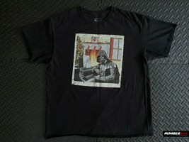 Star Wars Darth Vader Christmas Men XL T-Shirt Black Short Sleeve Cotton... - £19.82 GBP